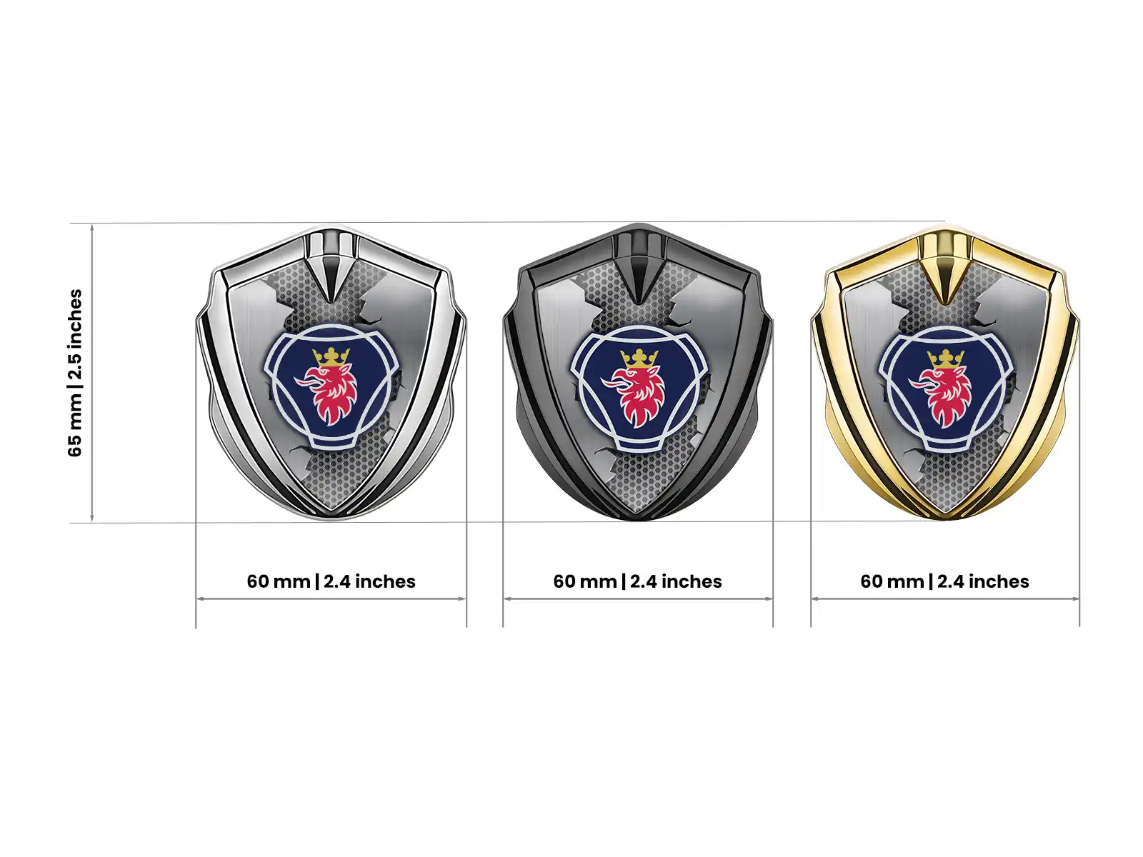 Scania Abzeichen Selbstklebend Max Design Aus Edelstahl